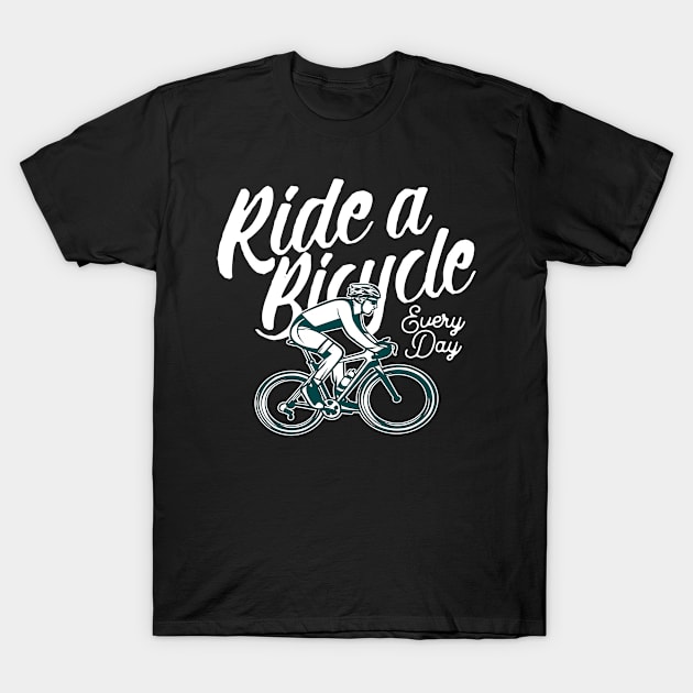 Bikecycle Biker design T-Shirt by Maxs